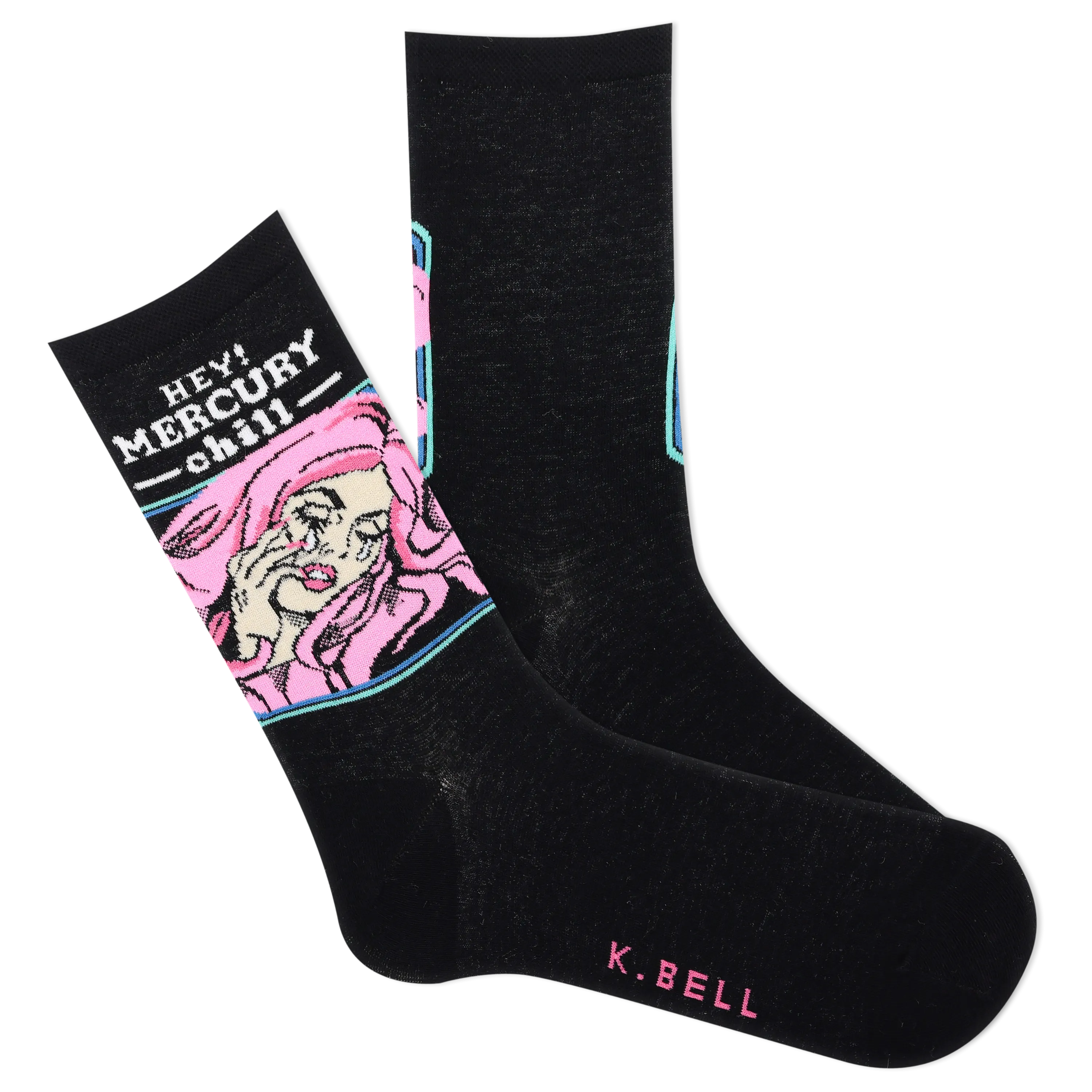 K.Bell Women's Hey Mercury Chill Crew Sock