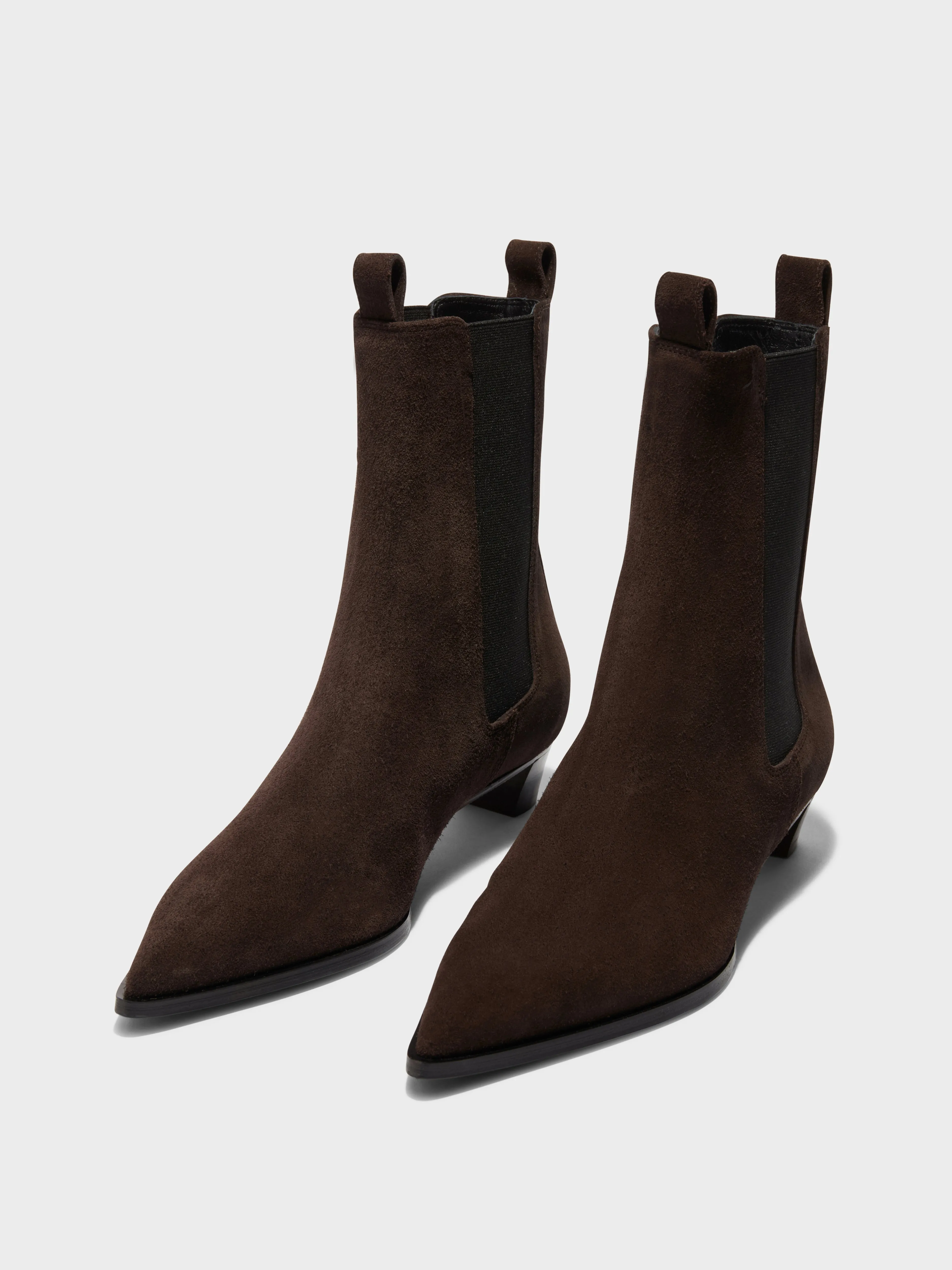 Premium Kiki Suede Chelsea Ankle Boots for Women