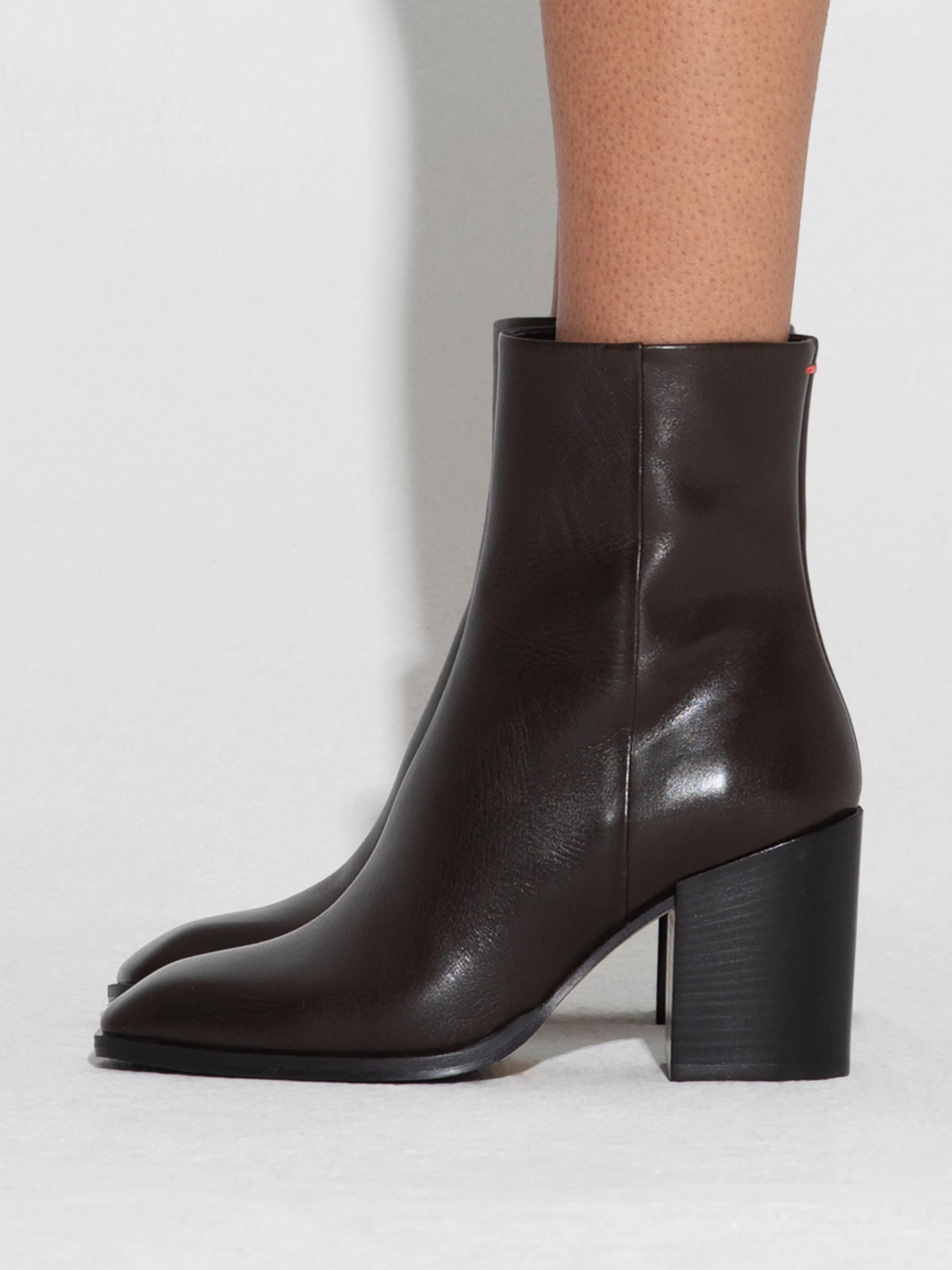 Leandra Leather Ankle Boots