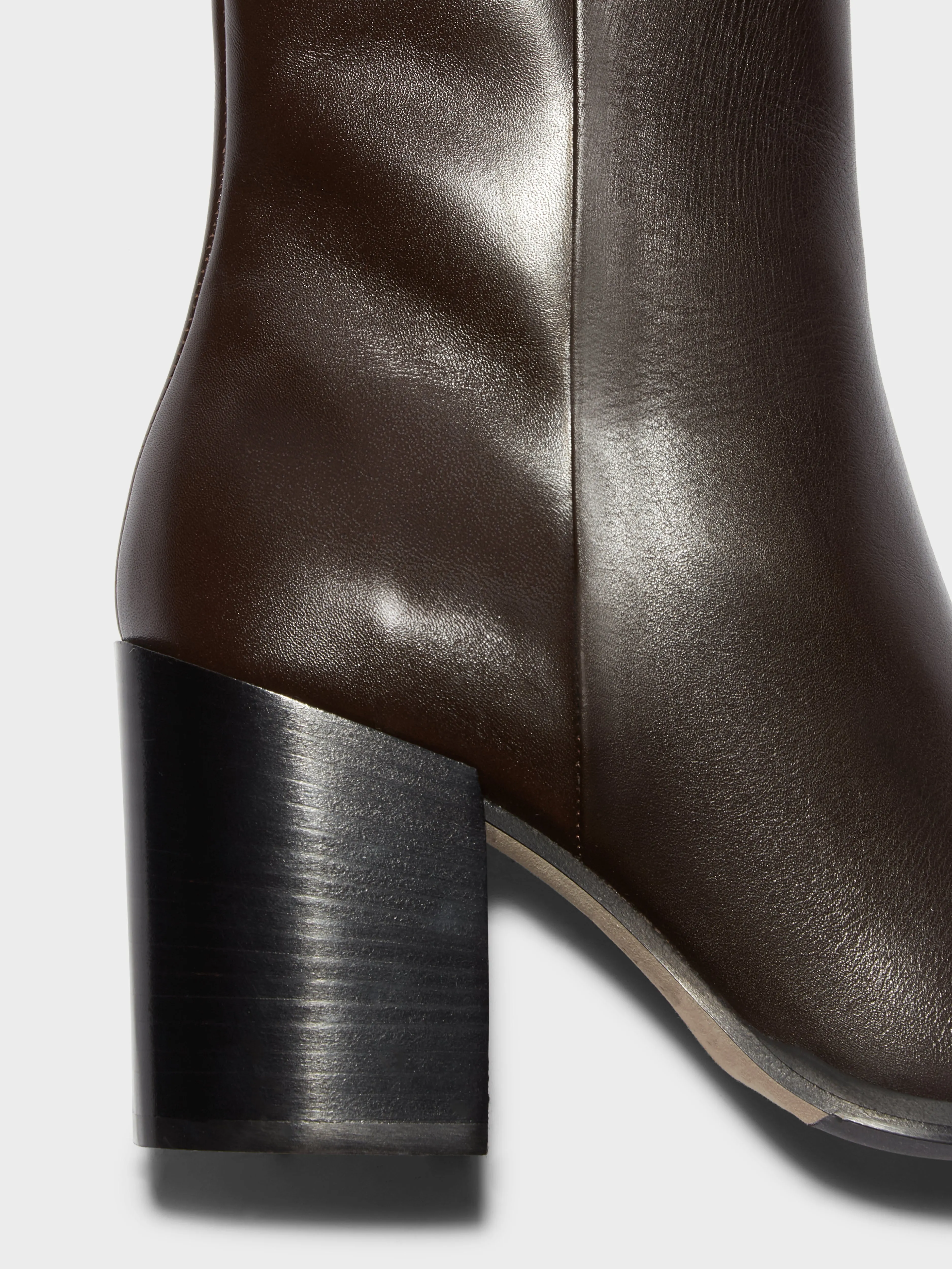 Leandra Leather Ankle Boots