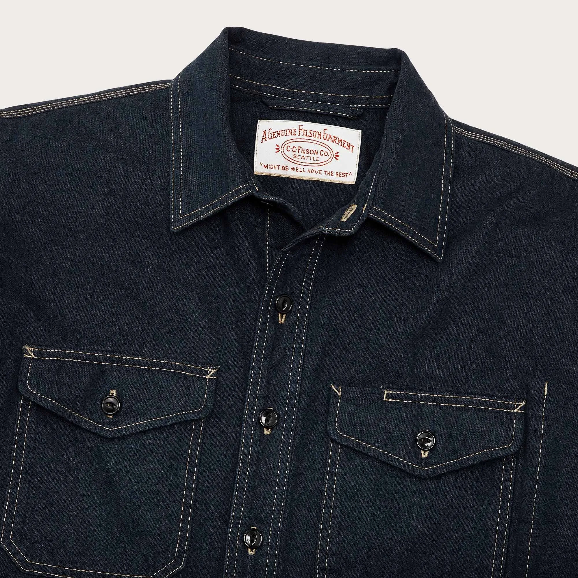 LINED DENIM WORK SHIRT