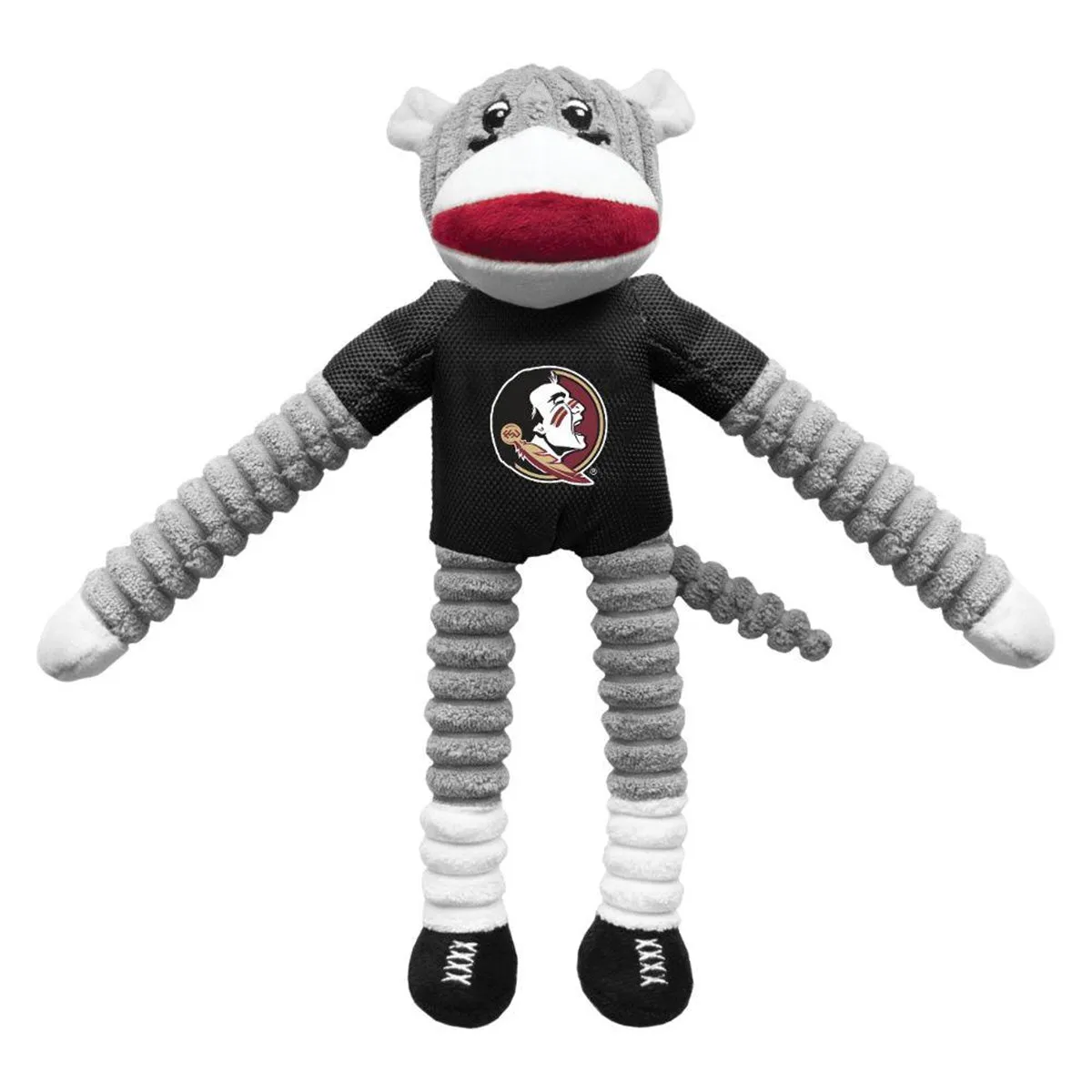 Little Earth Seminole Logo Sock Monkey Pet Toy