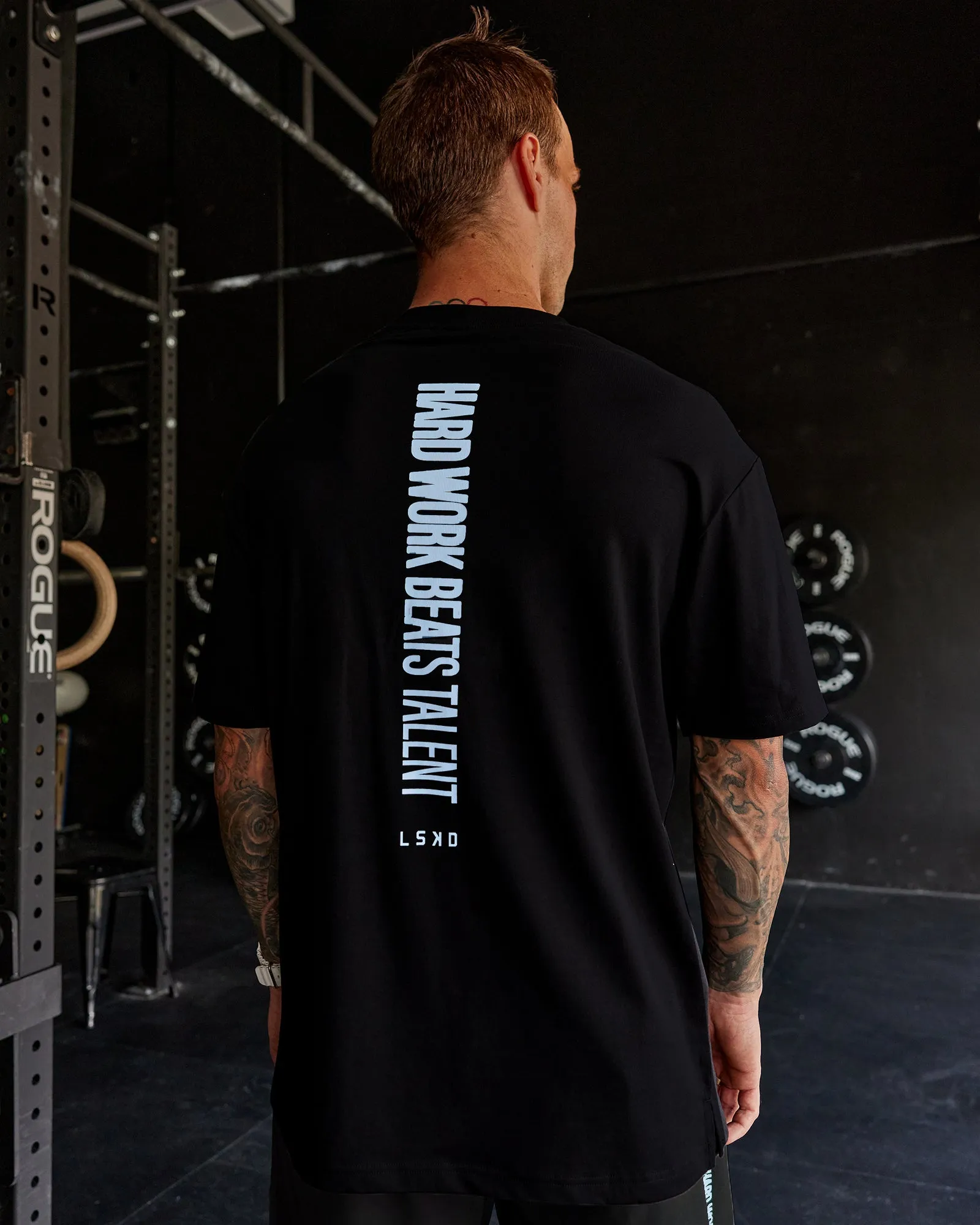 LSKD x Logan Martin FLXCotton Tee Oversize - Black-Windsurfer