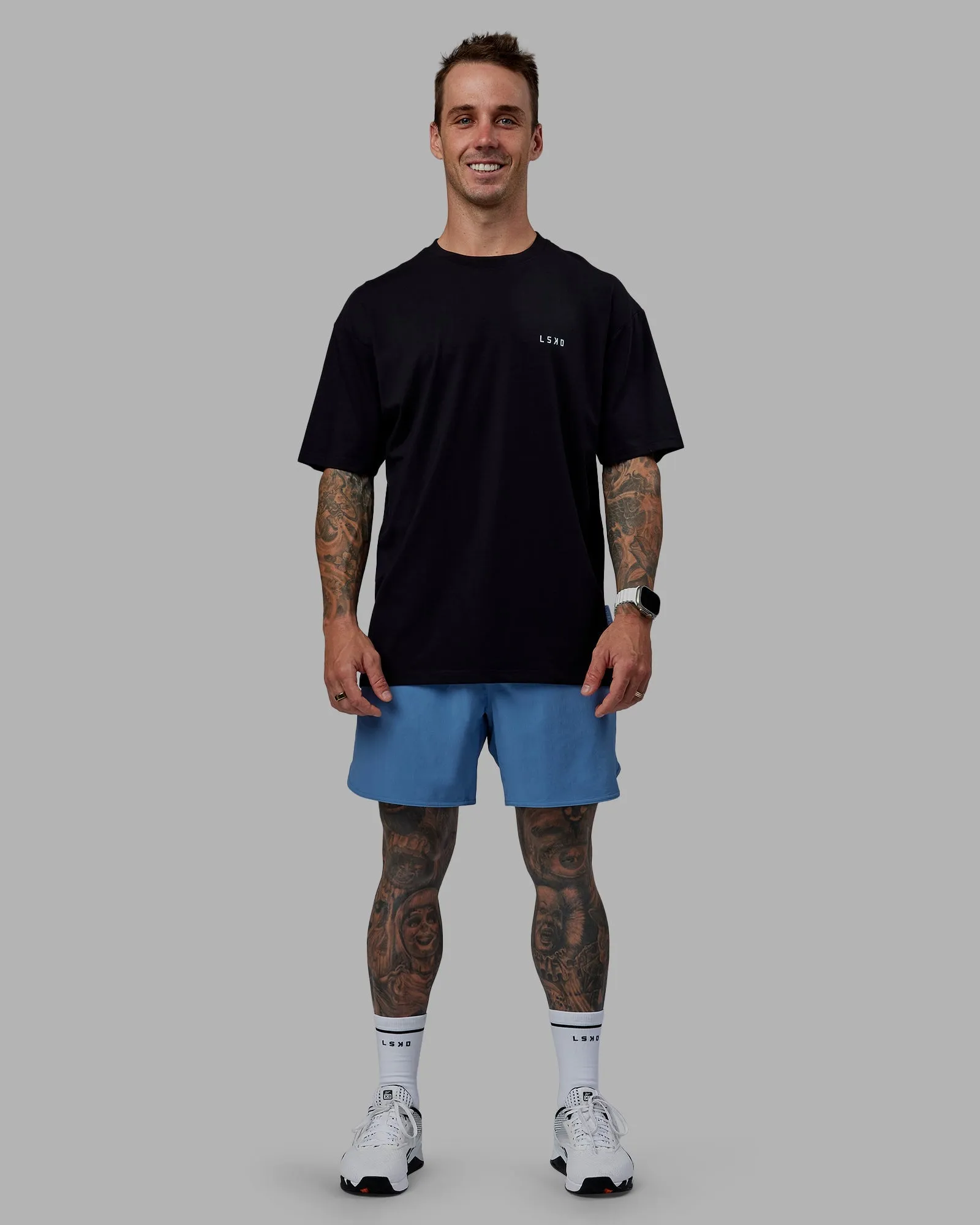 LSKD x Logan Martin FLXCotton Tee Oversize - Black-Windsurfer