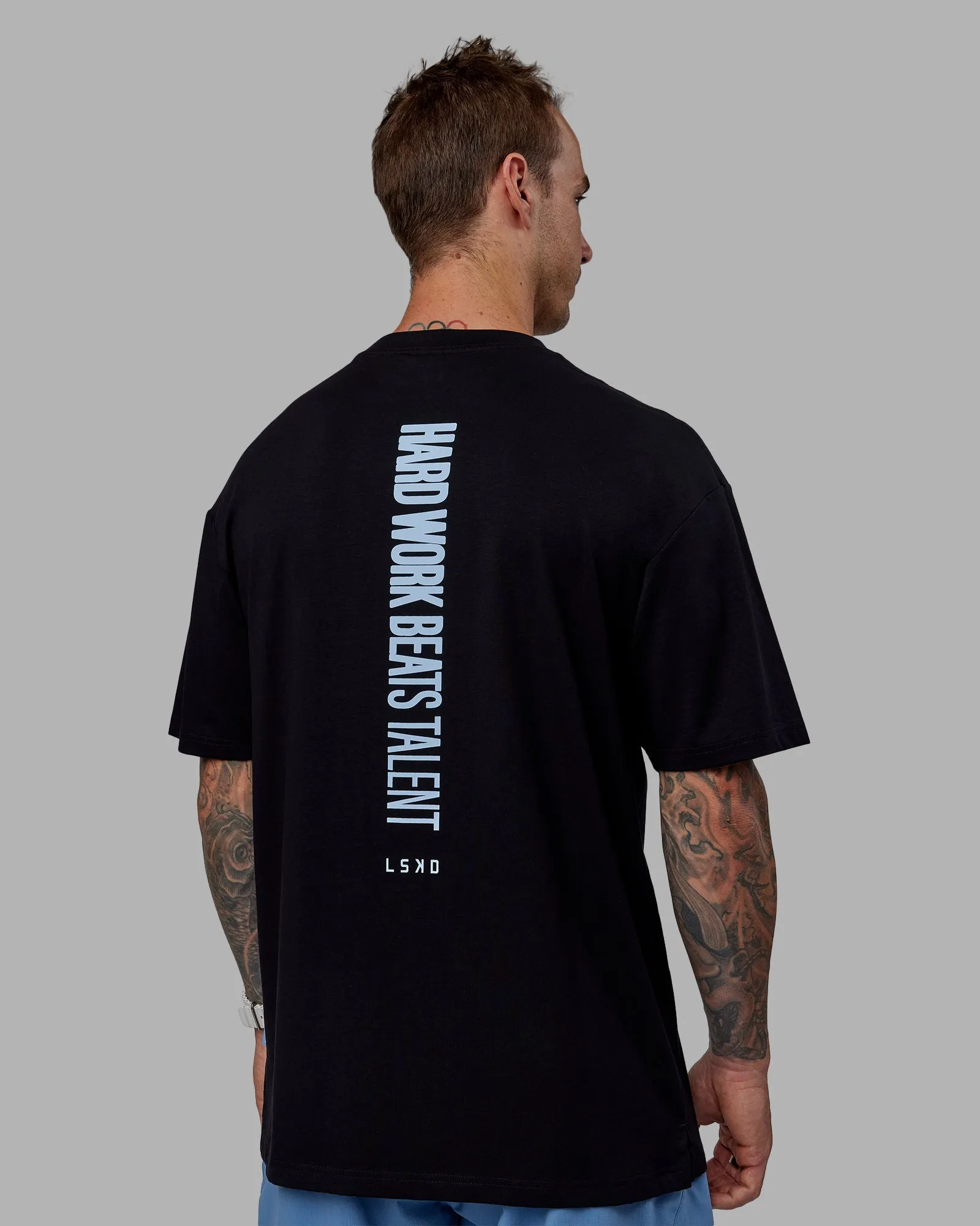 LSKD x Logan Martin FLXCotton Tee Oversize - Black-Windsurfer