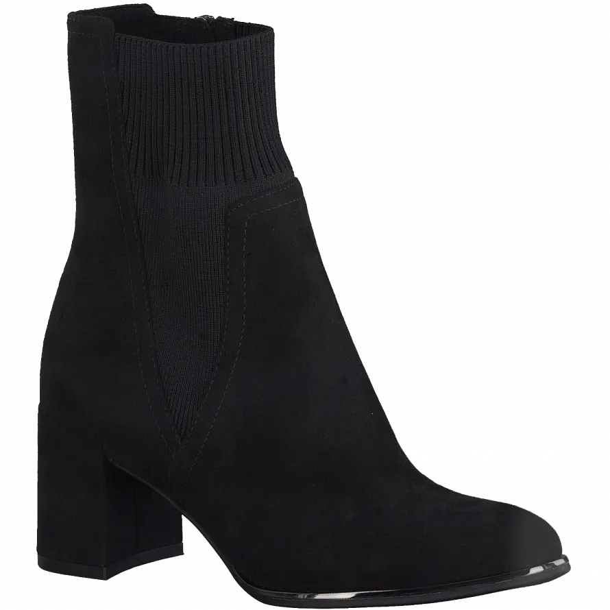 Marco Tozzi Ladies Sock Heel Ankle Boot 25392 41 001