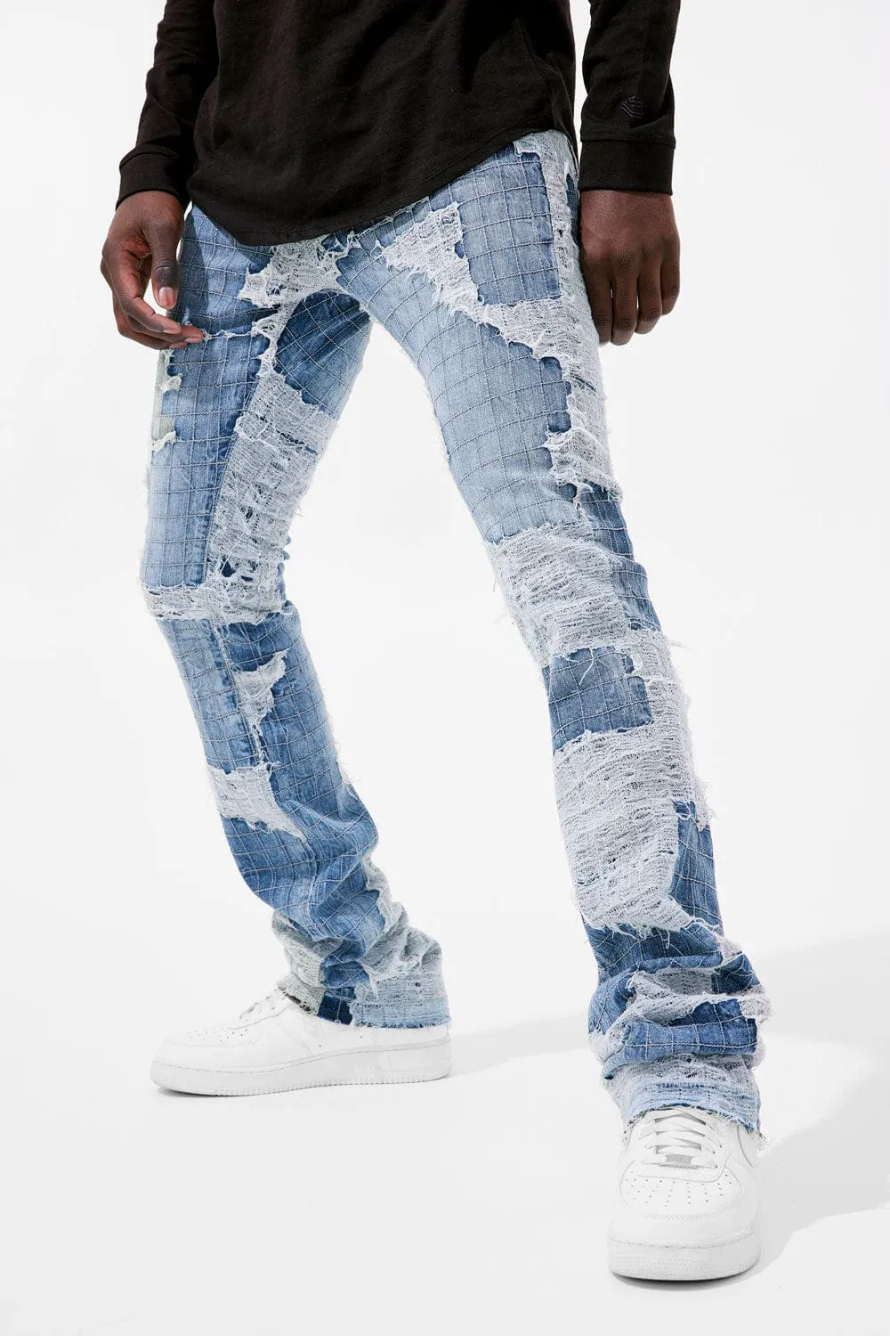 Martin Stacked - Full Moon Boro Denim (Aged Wash)