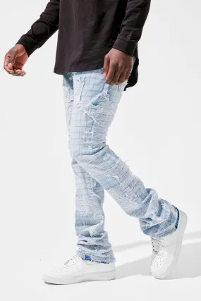 Martin Stacked - Full Moon Boro Denim (Ice Blue)