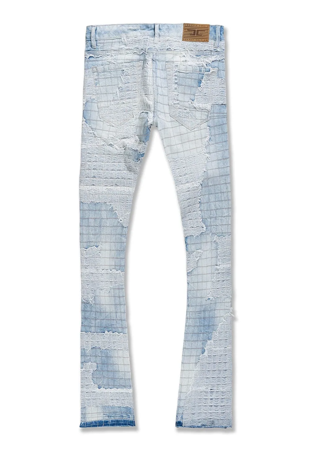 Martin Stacked - Full Moon Boro Denim (Ice Blue)