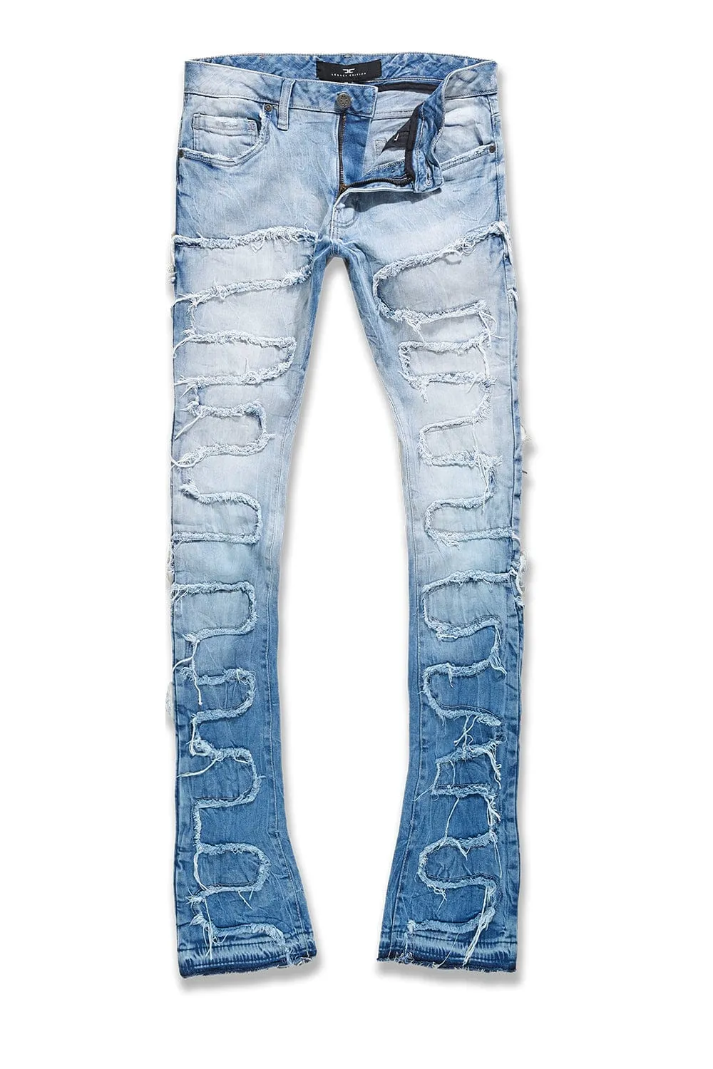 Martin Stacked - Python Denim (Sky Blue)