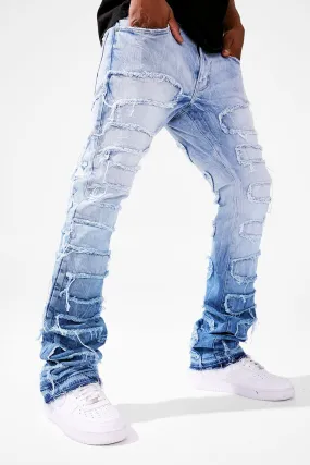 Martin Stacked - Python Denim (Sky Blue)