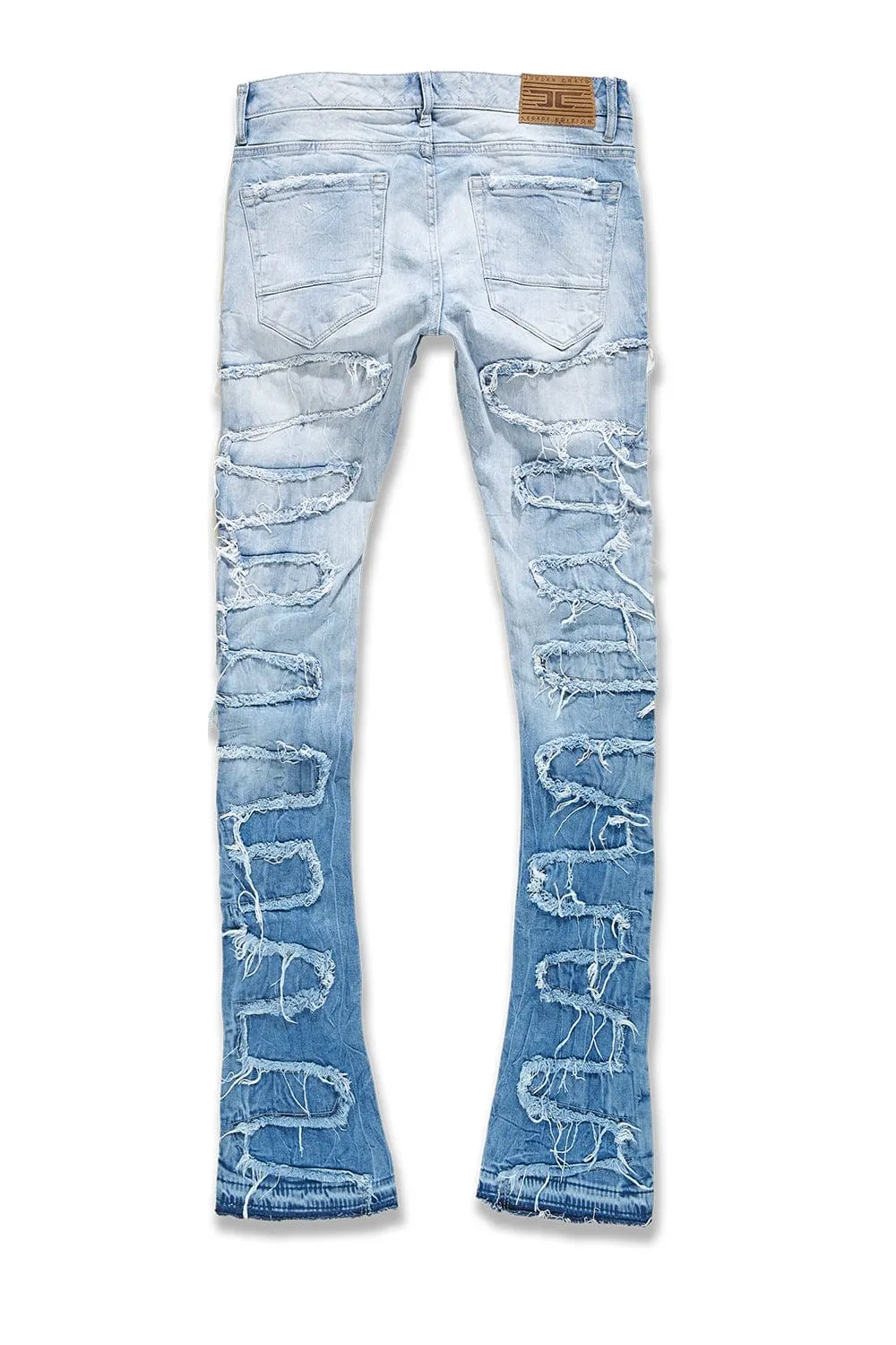 Martin Stacked - Python Denim (Sky Blue)