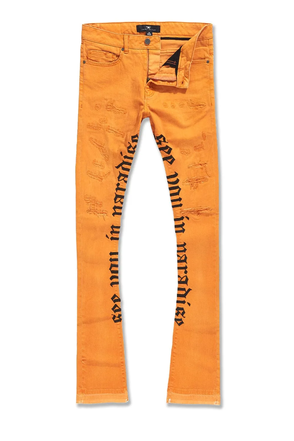 Martin Stacked - See You In Paradise Denim (Tangerine)