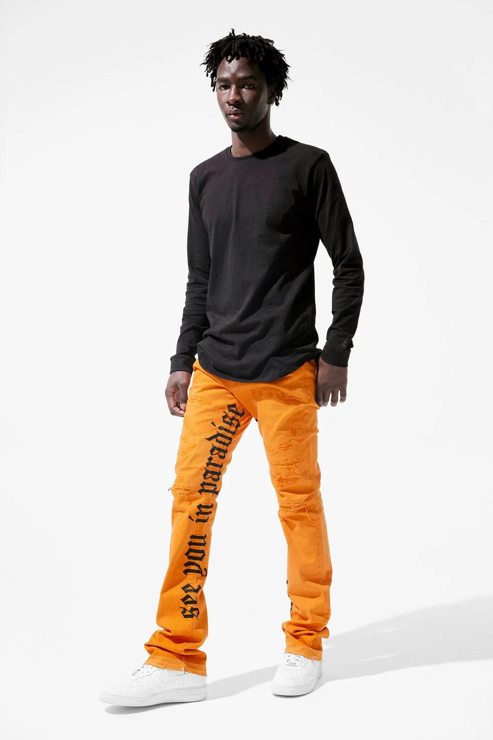 Martin Stacked - See You In Paradise Denim (Tangerine)