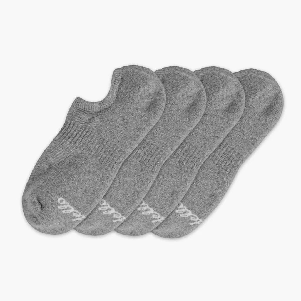 Men's Classic No Show Sock | Grey 4-Pack