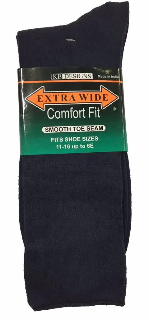 Men's Extra Wide Dress Sock