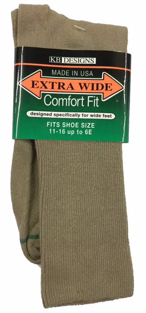 Men's Extra Wide Dress Sock