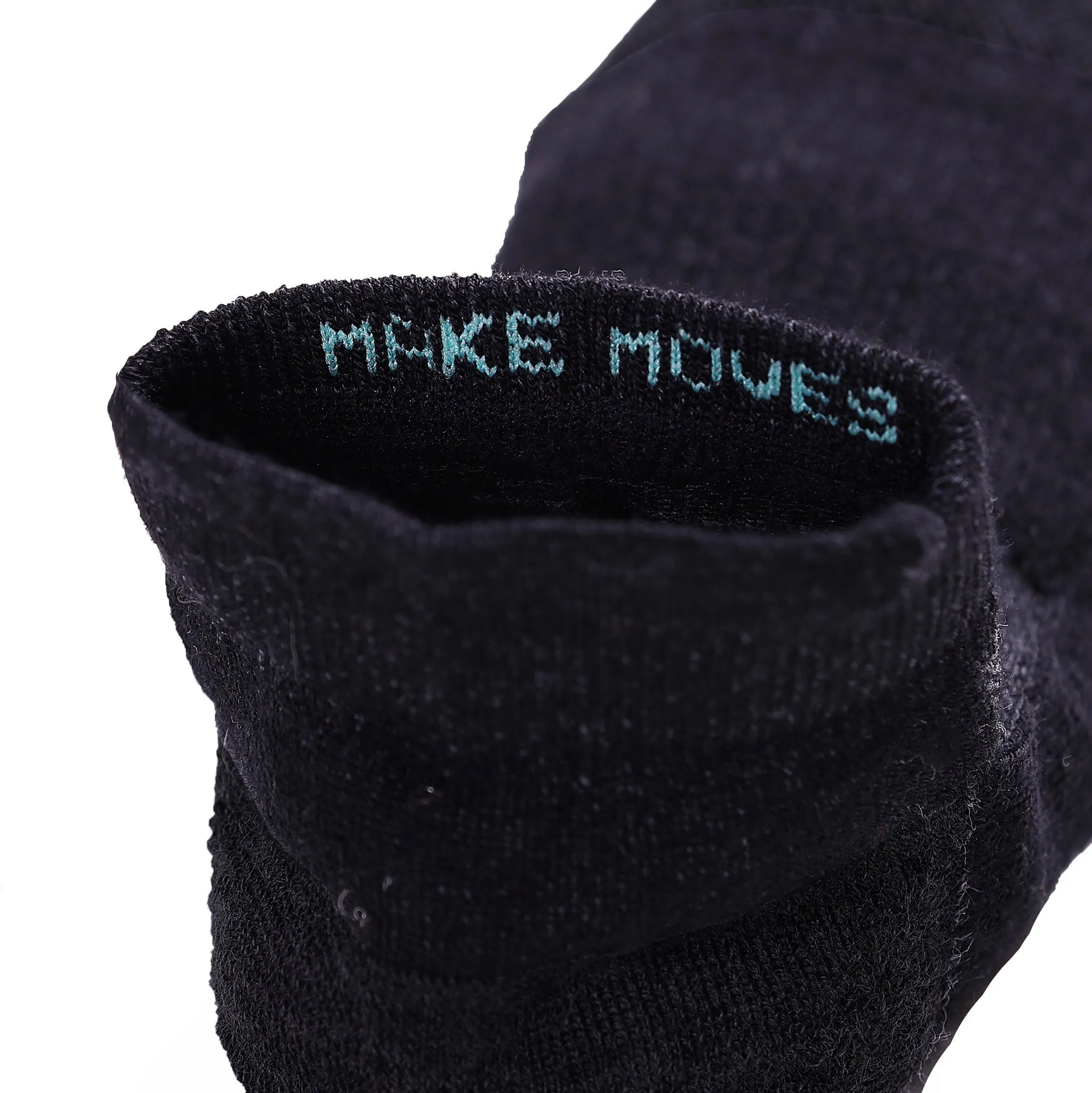 Merino Wool Low Profile Sock in Black