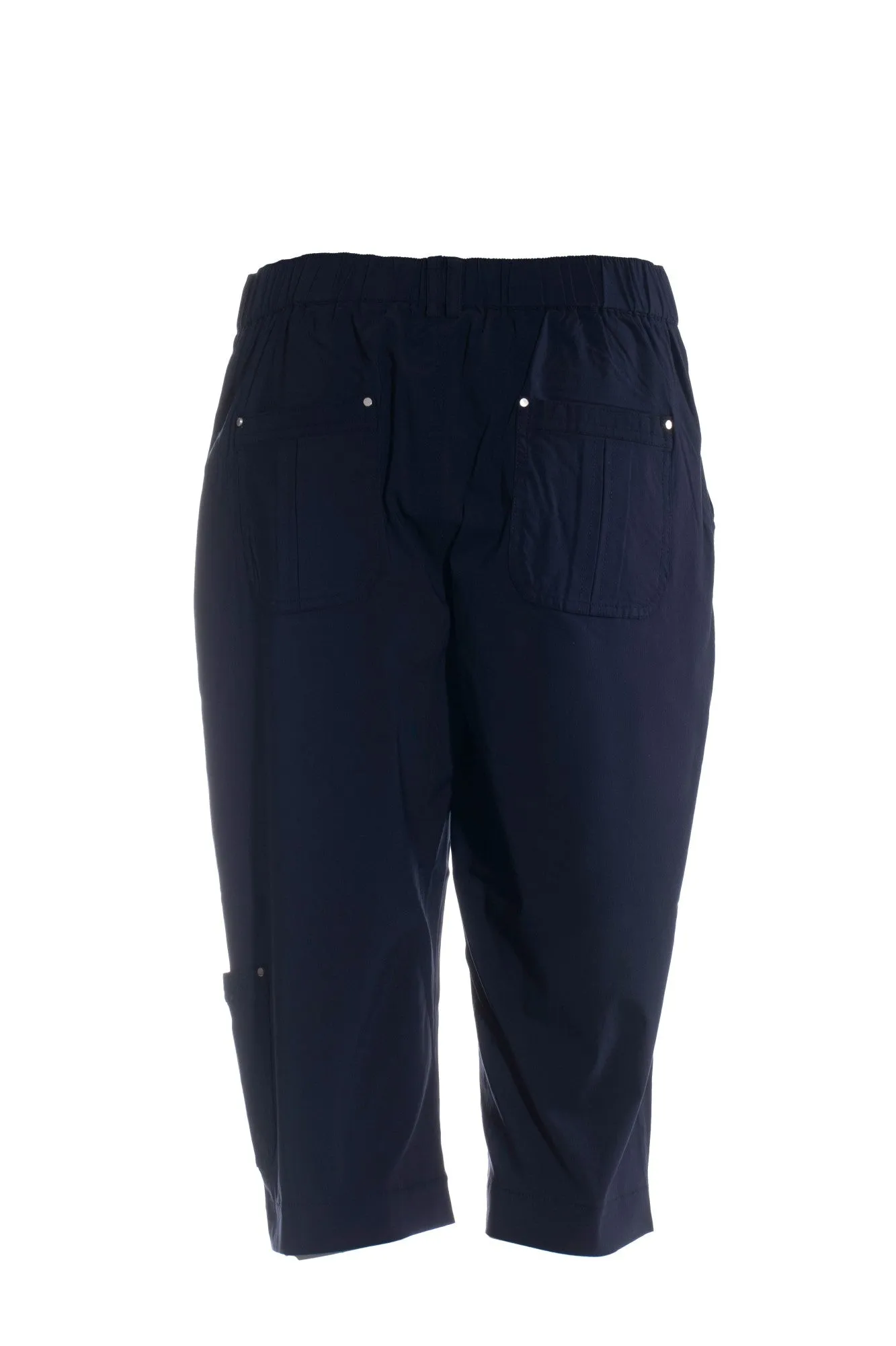 Micro Stretch Below Knee Pants | NAVY | 2144YY