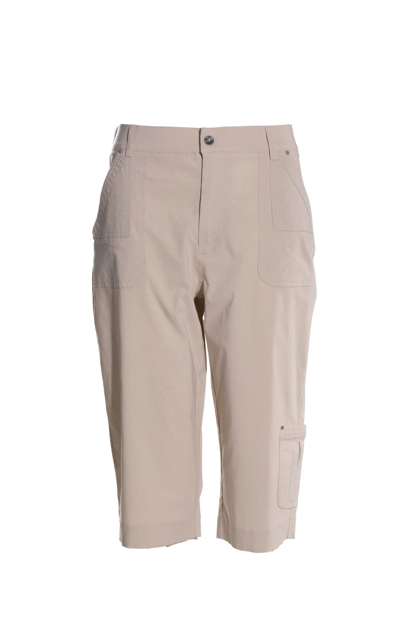 Micro Stretch Below Knee Pants | PARCHMENT | 2144YY