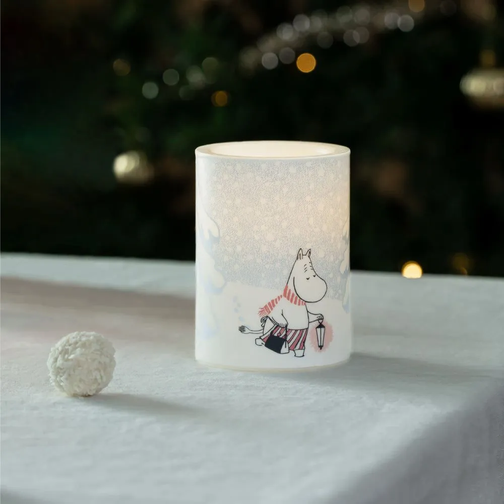 Moomin Let It Snow LED Candle 10cm - Muurla