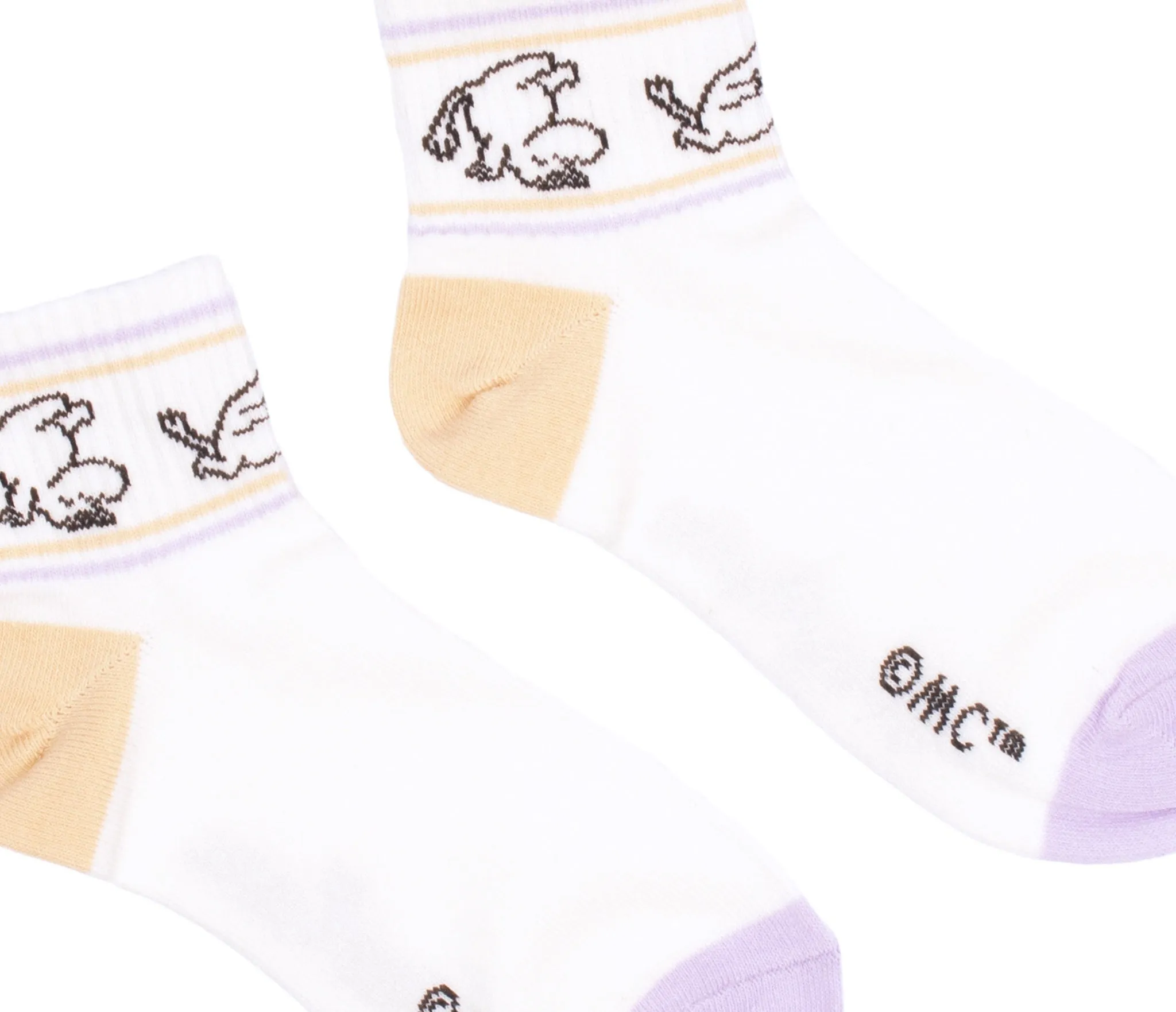 Moomintroll Retro Ladies Ankle Socks - White