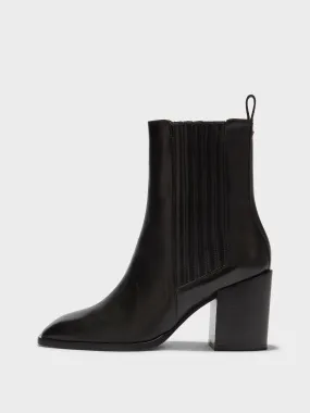 Nat Leather Ankle Boots