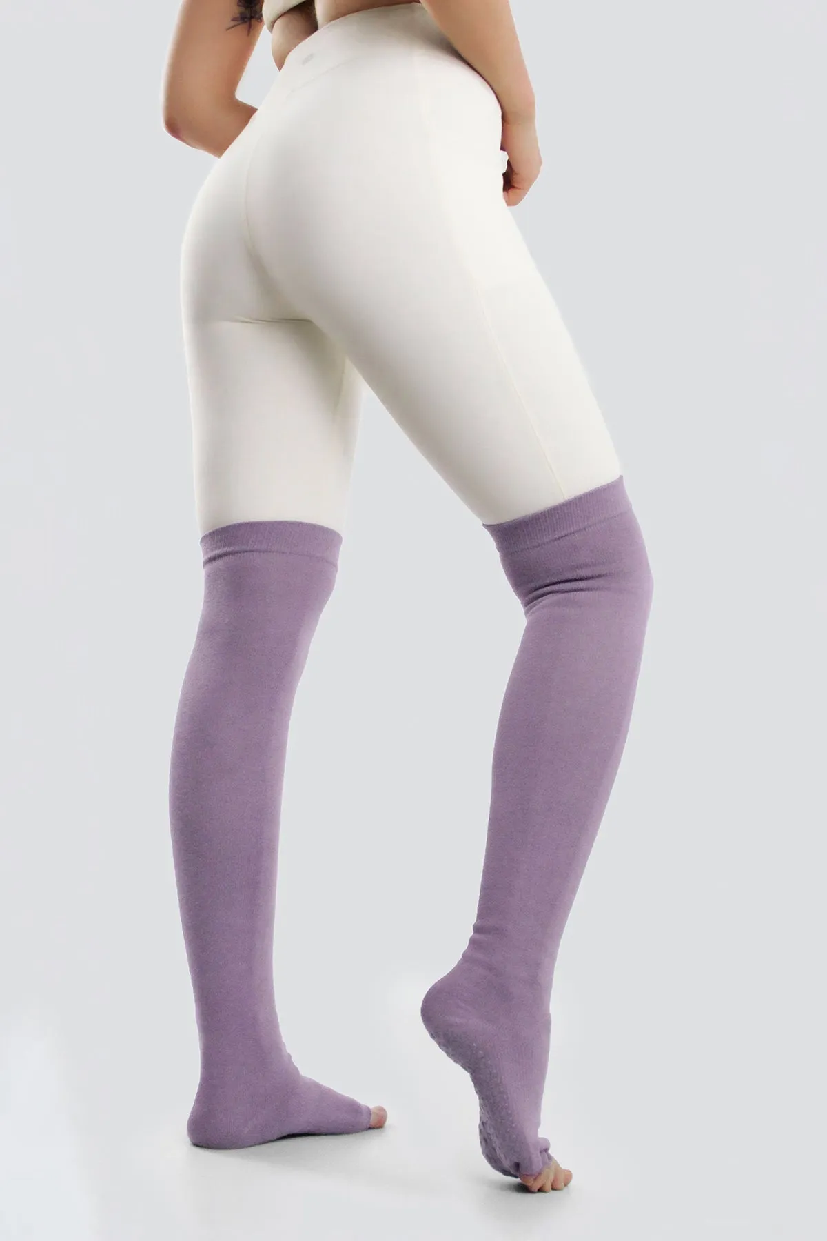 Pilates Anti-slip Over Knee Socks