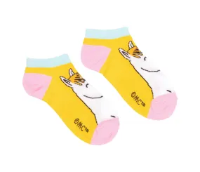 Snorkmaiden Dreaming Ladies Ankle Socks - Yellow