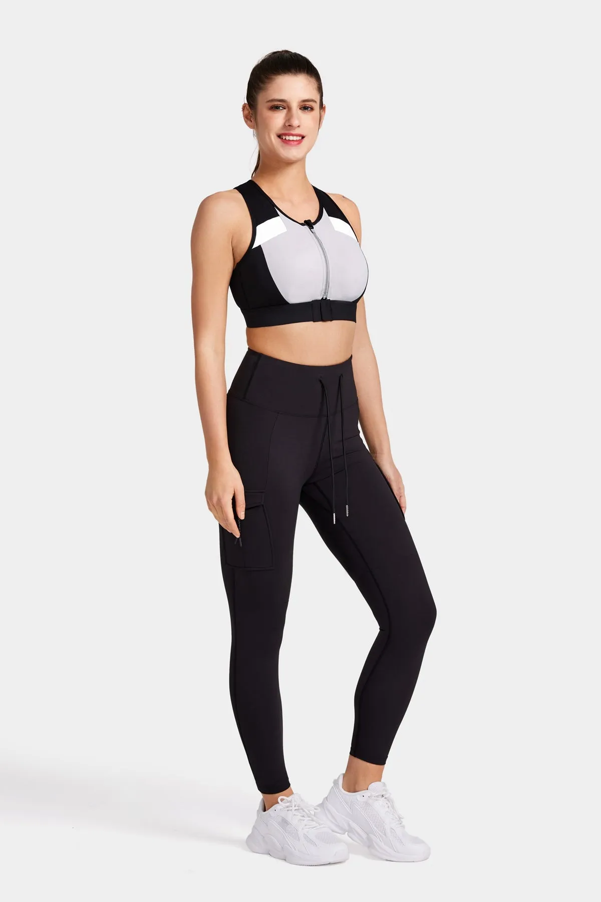 Supportive Mid-Rise Hiking Leggings