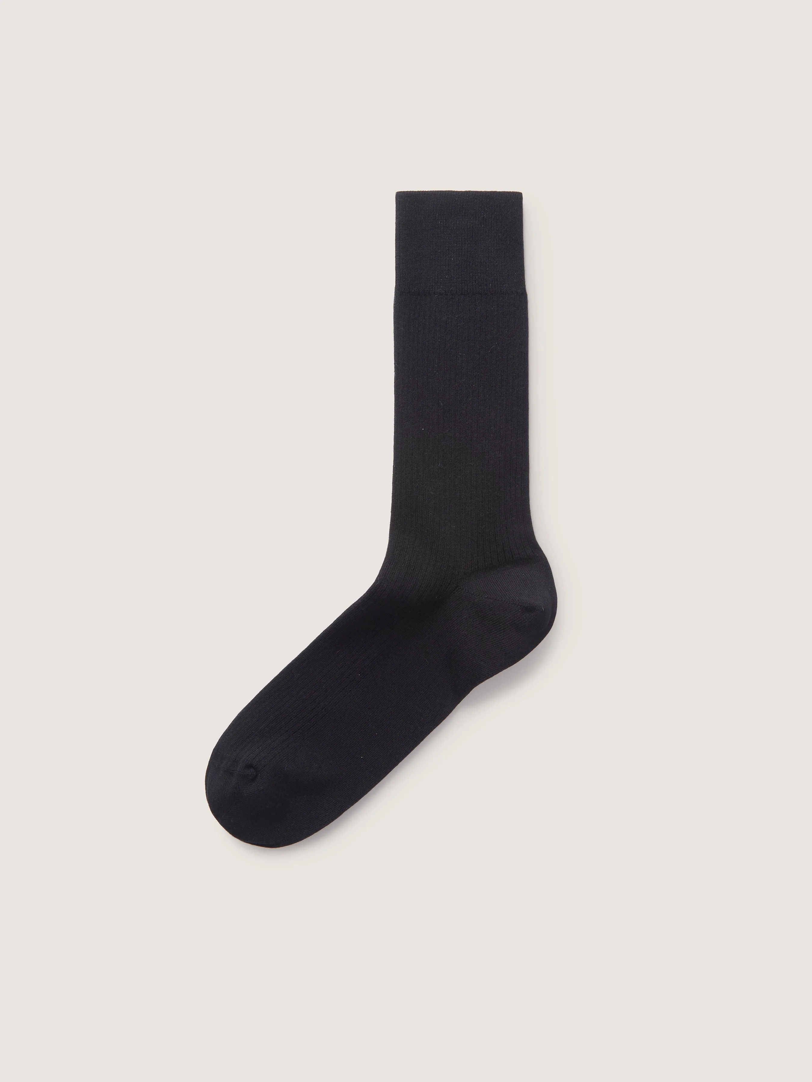 The Line Sock || Black | Organic Cotton