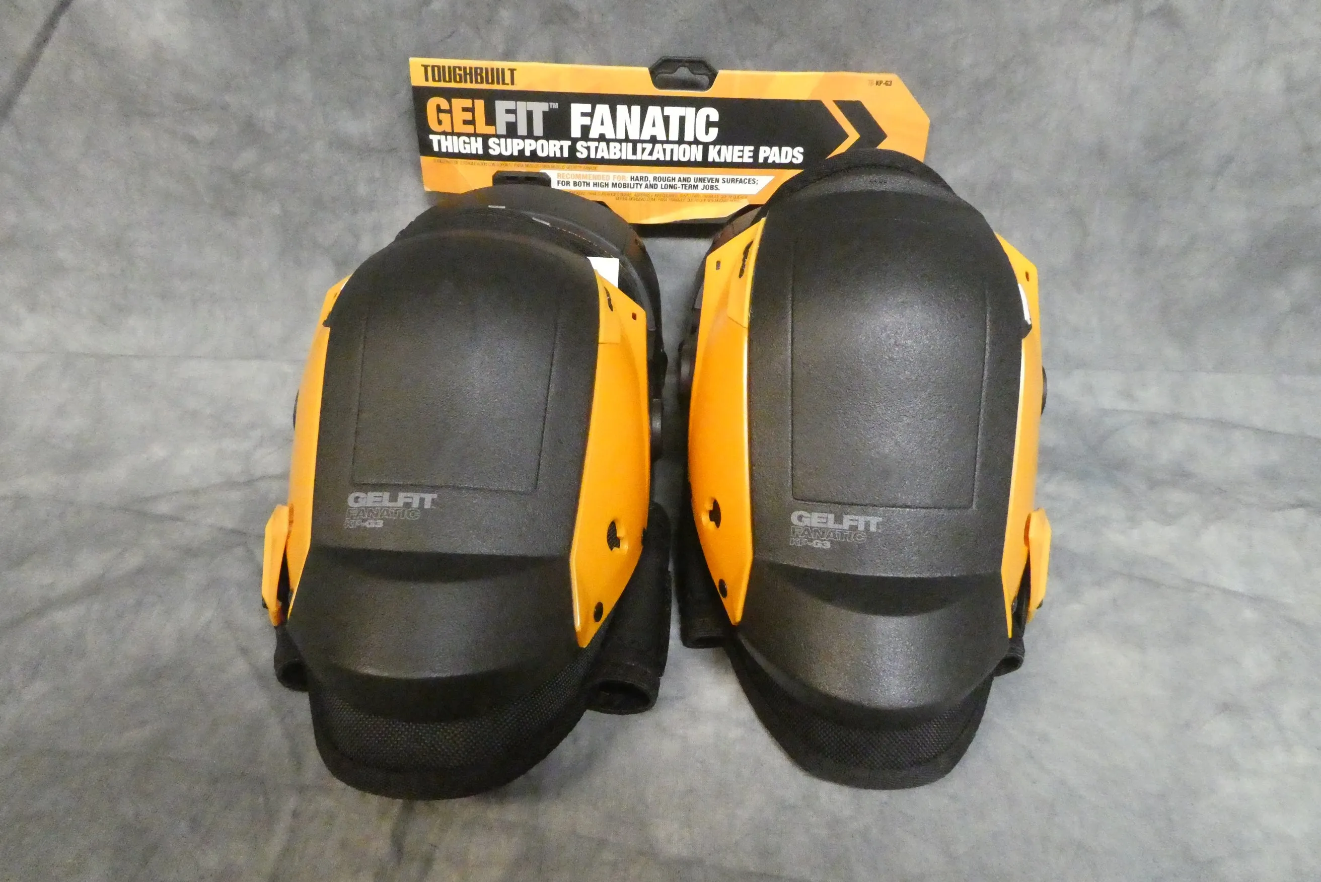 Toughbuilt GelFit Fanatic Thigh Support Stabilization Knee Pads - Brand New!