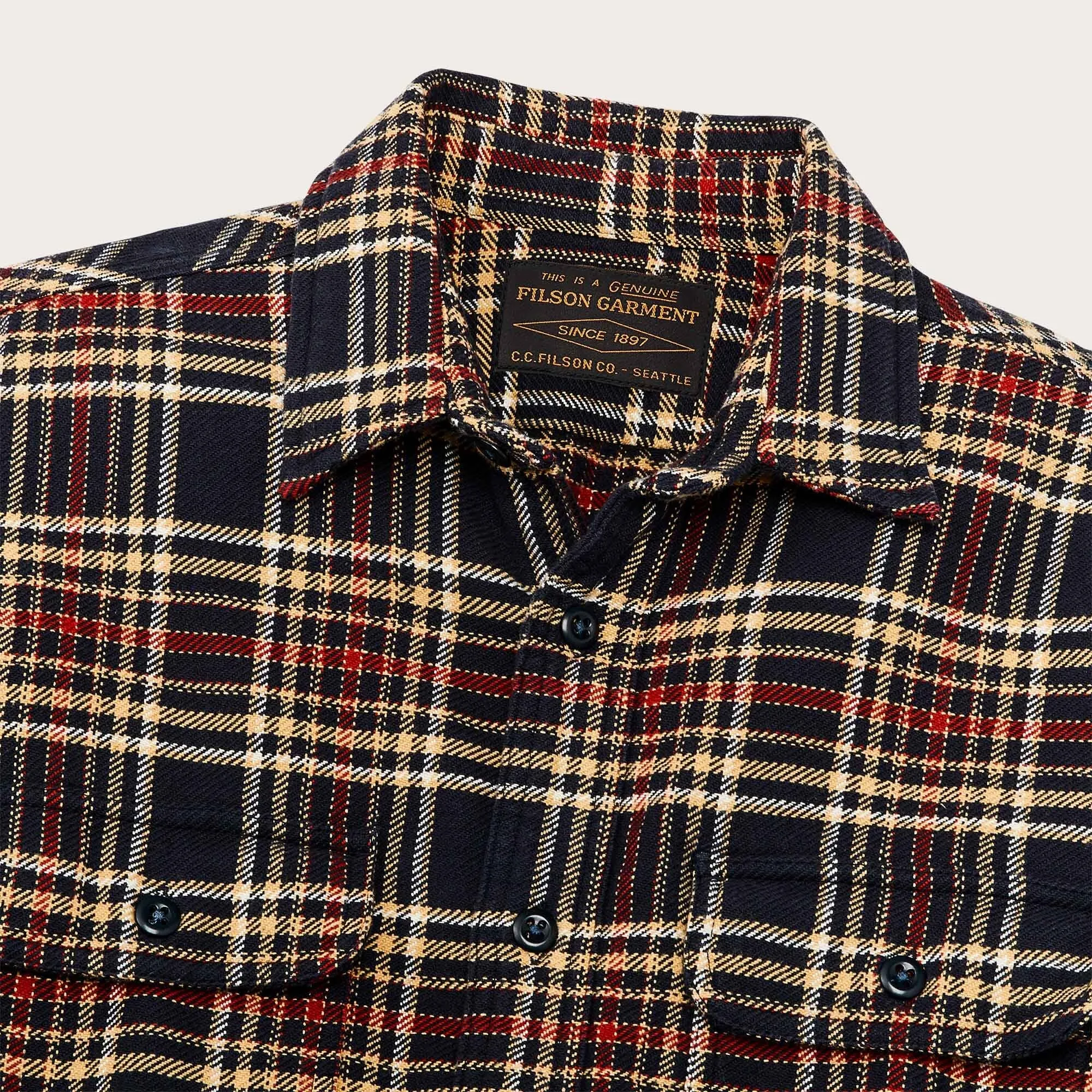 VINTAGE FLANNEL WORK SHIRT