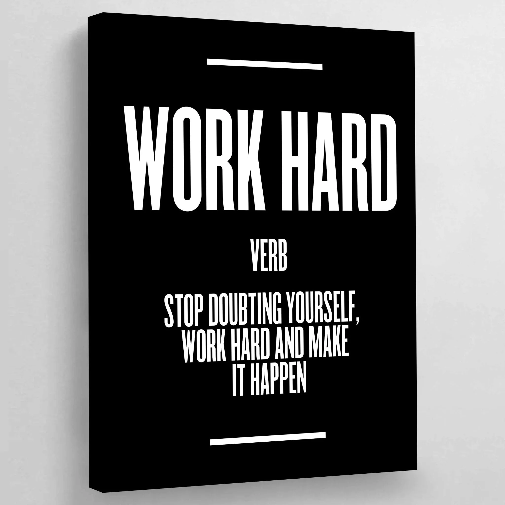 Work Hard Wall Art