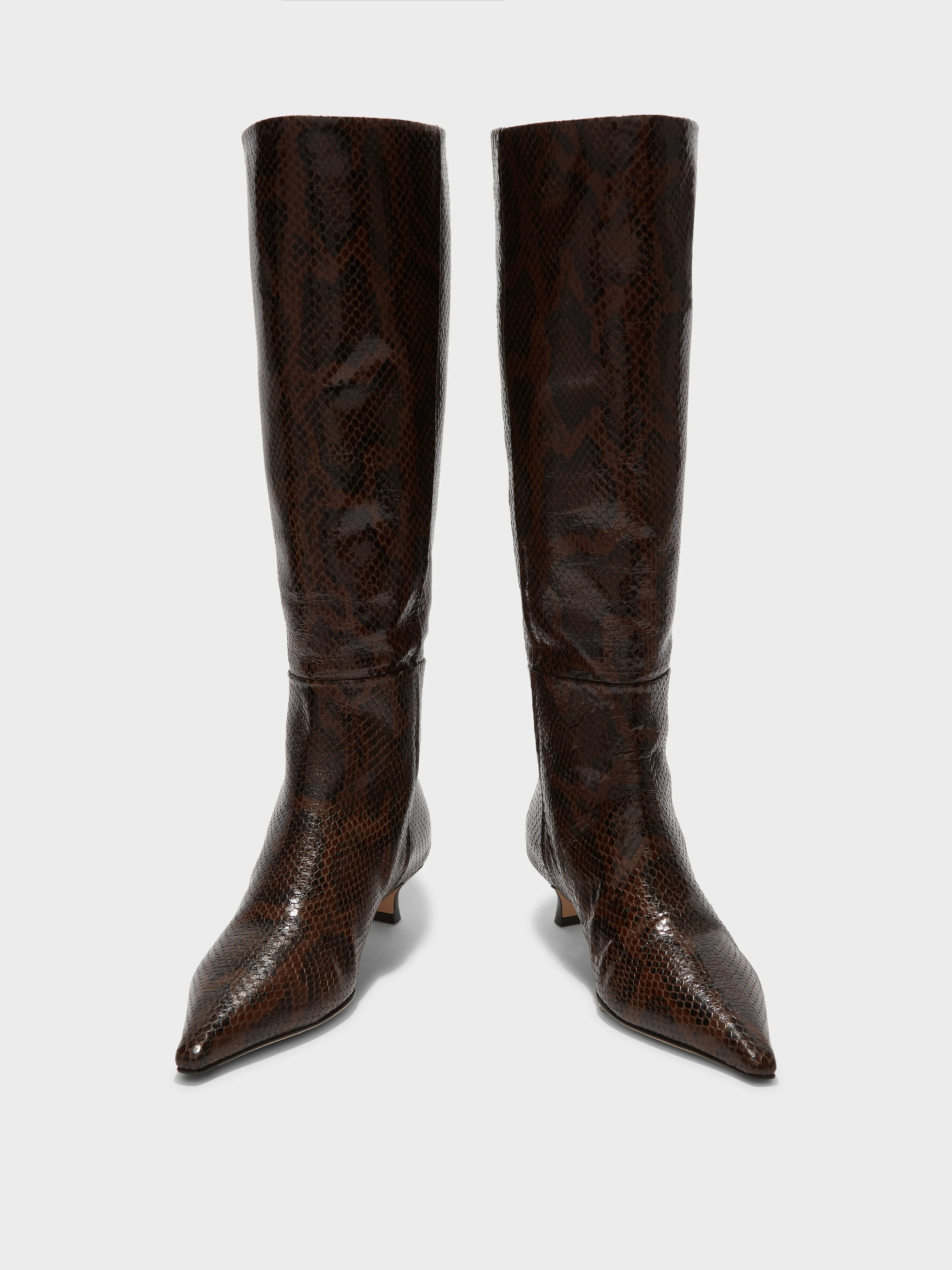 Zazie High-Quality Knee-High Leather Boots